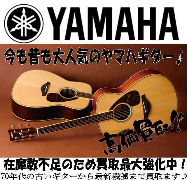 緊急買取強化！「YAMAHAのアコースティックギター」お売り下さいませ　フライズ鳥栖店！