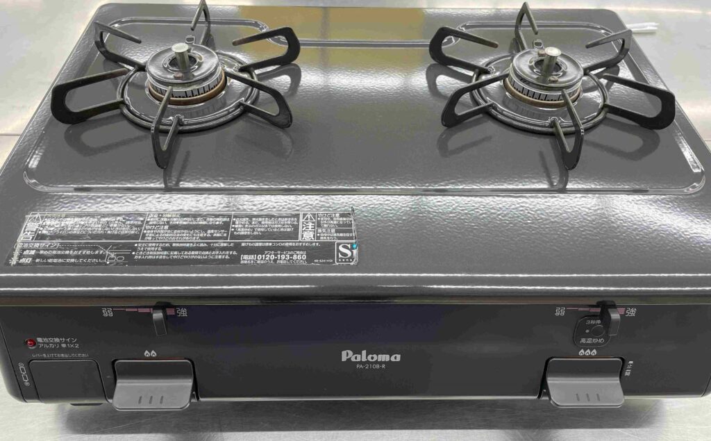 パロマ PA-211B-L-LP ガステーブルコンロ グリルレス 2口タイプ 幅59cm 左強力火 プロパンガス用 チャコール (PA-210B-L- LPの後継品) Palomaの通販はau PAY マーケット - 住設と電材の洛電マート | au PAY マーケット－通販サイト Paloma ガスコンロ PA-N41B-L 2口　LPガス用